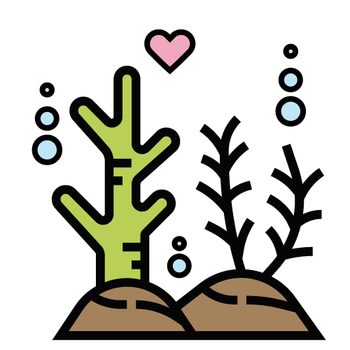 Icono de producto amigable con el agua